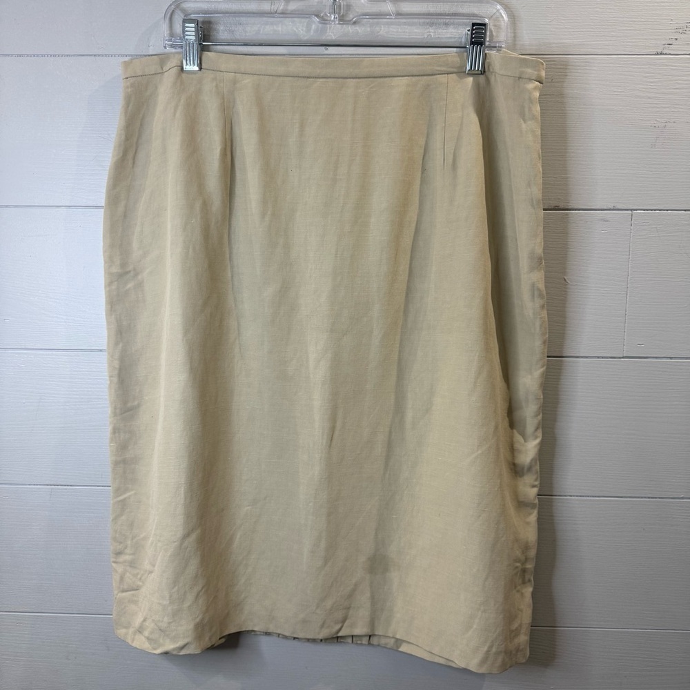 Grace Dane Lewis | NWT Women's Silk Linen Skirt Size 16